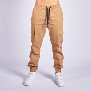 Pantalon bolsillo ribete caqui