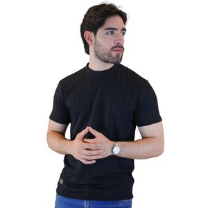 Camiseta para hombre texturizada laguna blue