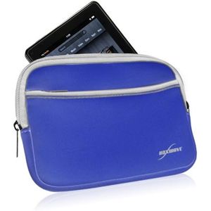 Kobo eReader inalámbrico N647 funda, BoxWave [SoftSuit con bolsillo] suave funda w/manga para lector electrónico Kobo inalámbrico N647 – Super azul