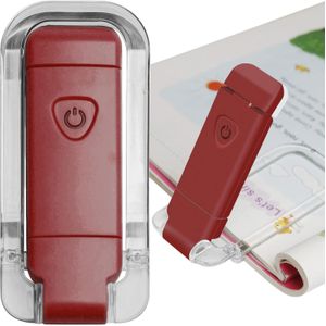EGWASER Luz de libro para leer en la cama, luces de libro recargables por USB, 3 luces de brillo ajustables regulables para protección ocular