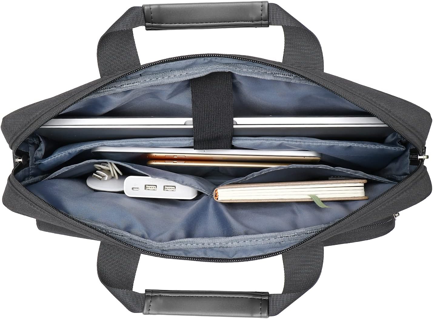 BAGSMART Bolsa De Hombro Para Laptop De 15.6 Pulgadas, Funda Protectora Para Laptop Compatible Con Macbook Pro De 16 Pulgadas Hp De 15 6 Pulgadas