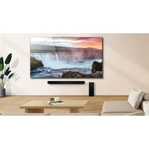 Hisense HS2100 Barra de sonido de 2.1 Ch 240W con subwoofer inalámbrico - DTS Virtual X, Dolby Audio, Ezplay, 6 modos de ecualización, HDMI ARC