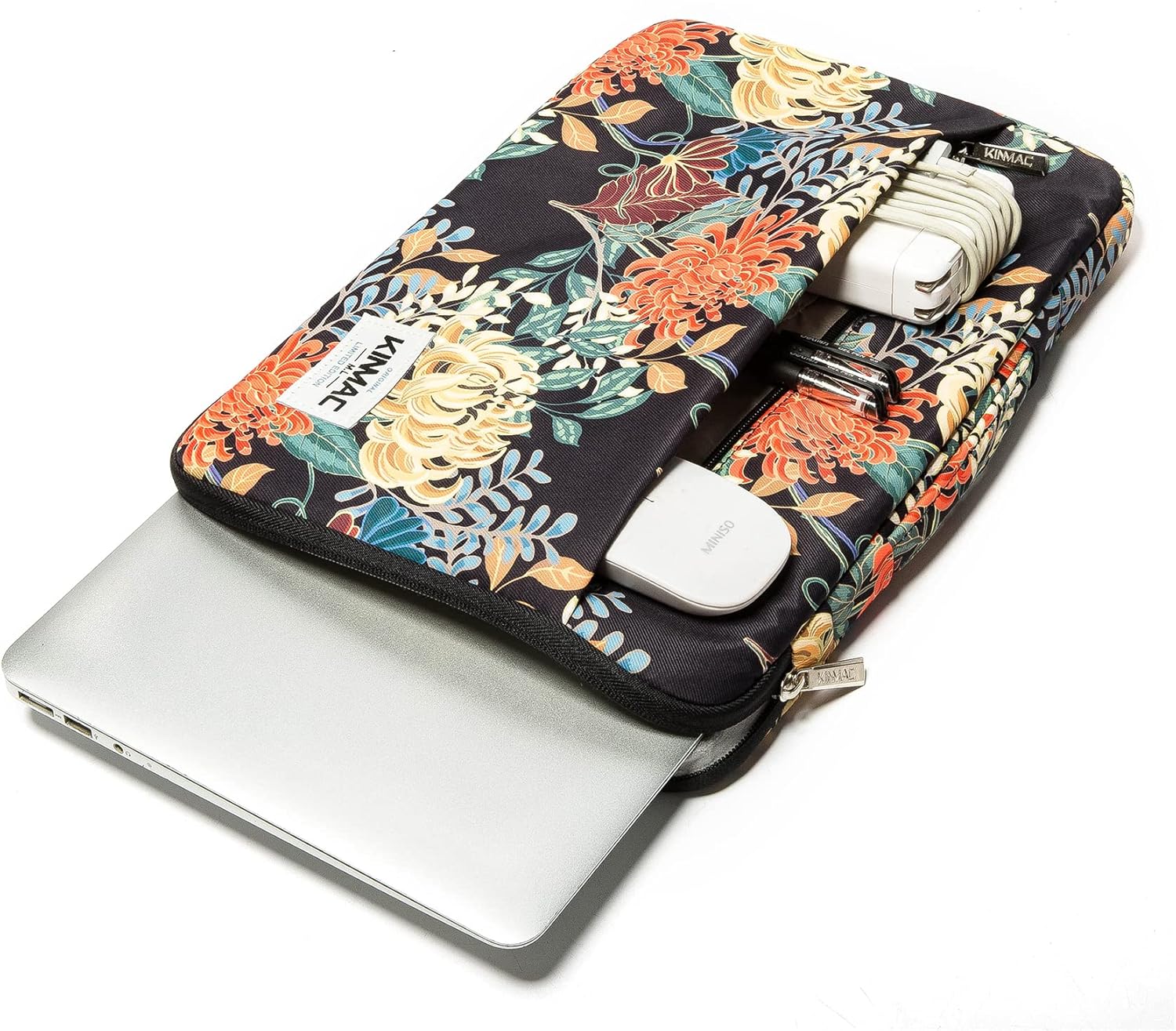 Kinmac Funda protectora de 360° resistente al agua para laptop con asa