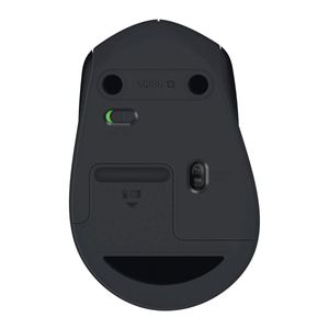 Mouse Inalámbrico Logitech M280 Diseño Curvo Total Comfort - Negro