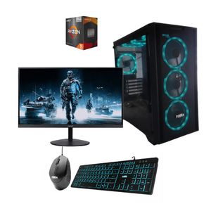 Computador Gamer Monitor 22 Pulgadas Procesador AMD Ryzen 5 5600GT DISCO DURO 1TB SSD MEMORIA 16GB  Windows Preinstalado
