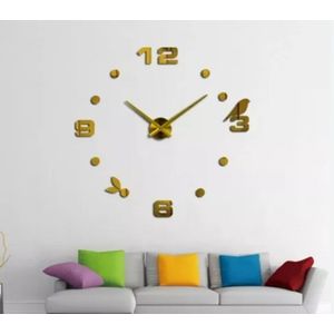 Reloj 3D ZH006 Dorado