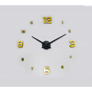 Reloj 3D ZH005 dorado