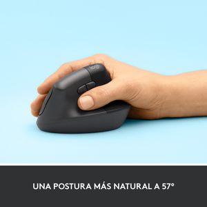 Mouse Ergonómico Avanzado Logitech Lift Vertical  Grafito