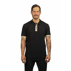 Camiseta tipo polo para hombre laguna blue