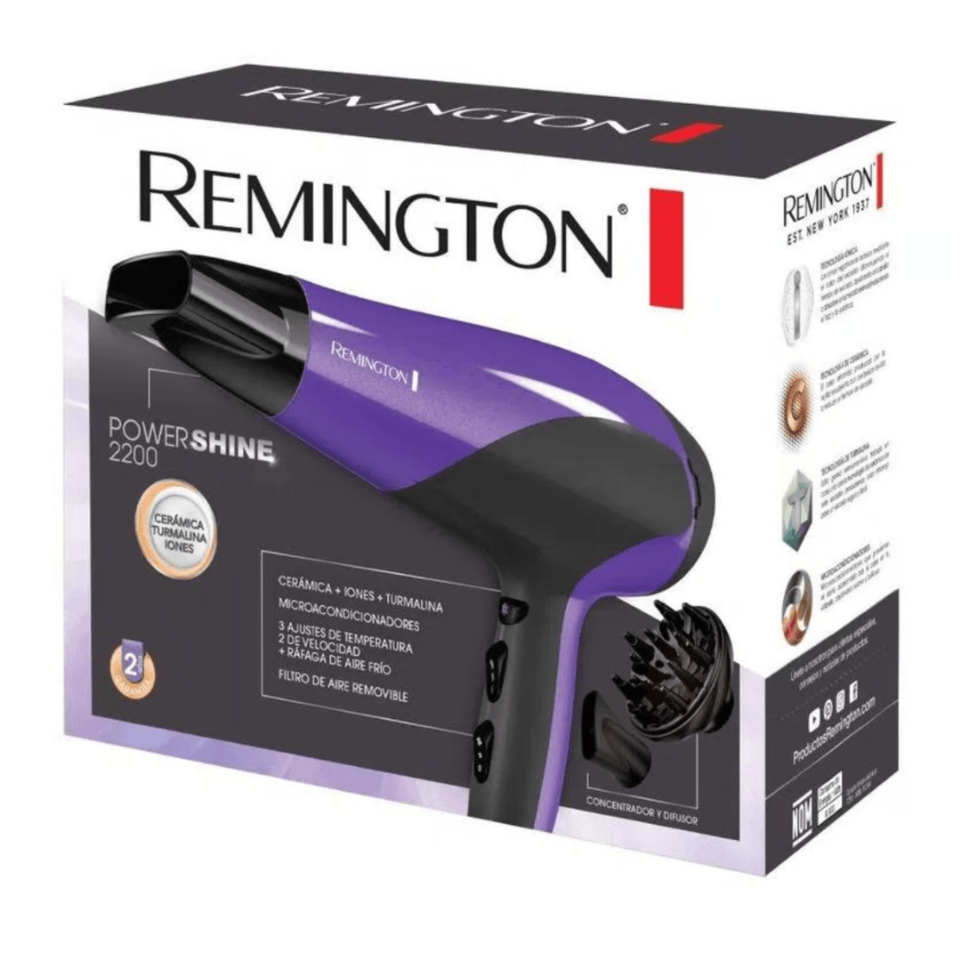Alisadora Secadora Secadora Remington Diamond Ceramic Shine