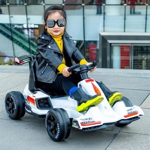Carro Montable Eléctrico Control Remoto F1 LB615 Blanco