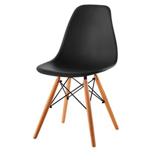 Silla Eames Tradicional Negra