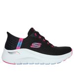 TENIS-SKECHERS-MUJER-150066BKHP-ARCH-FIT