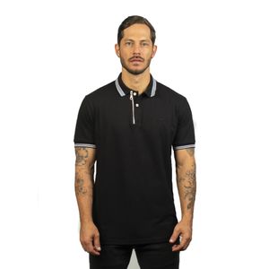 Camiseta tipo polo para hombre laguna blue