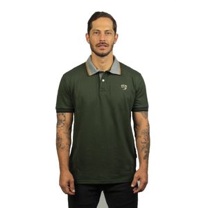 Camiseta tipo polo para hombre laguna blue
