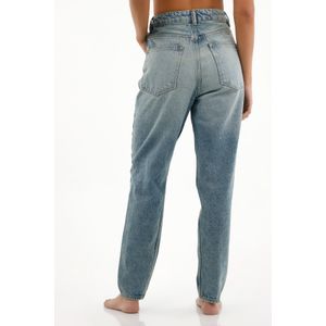 Jean Mom fit con rotos azul para mujer