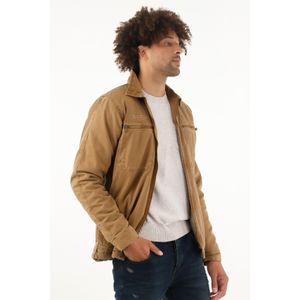 Chaqueta con bolsillos en delantero para hombre