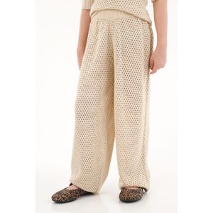 Pantalón tejido crudo para niña