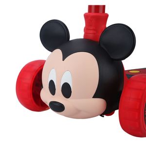 Patineta Scooter Junior 3D Negro Rojo 3Ruedas - Mickey Mouse