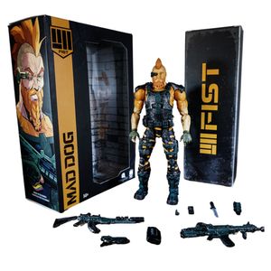 Figura De Accion Mad Dog Articulado Coleccionable Con Accesorios - Fist
