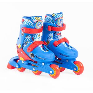 Patines Infantiles 2 En 1 3Ruedas Talla 35-38 Azul - Sonic