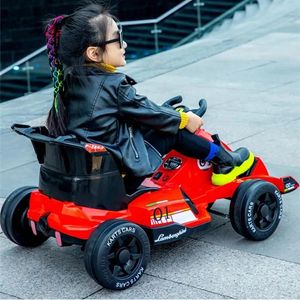 Carro Montable Eléctrico Control Remoto F1 LB615 Amarillo