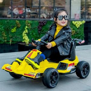 Carro Montable Eléctrico Control Remoto F1 LB615 Amarillo