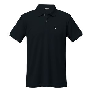 Camiseta Polo Lycra Negro
