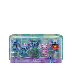 Set de Figuras Coleccionables de Stitch y Ángel Experimento 624 Disney