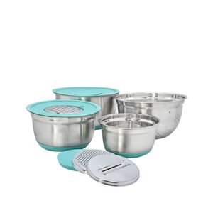 Set de Bowls Tezzio 10 Piezas Acero Inoxidable