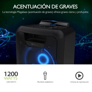 Parlante BT + Mic Inalámbrico + Control Klip Xtreme KLS-661