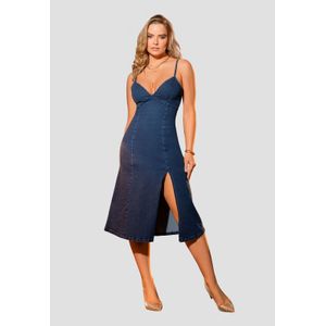 Vestido Mujer Azul Oscuro Mp 105530