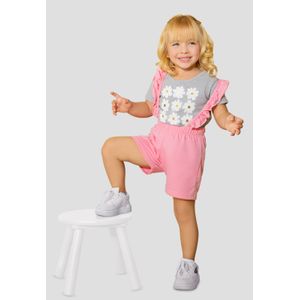 Conjunto Infantil Femenino Rosado Mp 105634