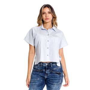 Camisa Manga Cortapara Mujer Sophie Girbaud