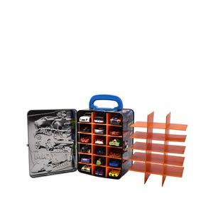 Organizador Metálico para 18 Carros Hot Wheels Negro