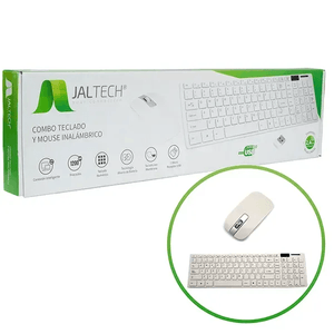 Combo Mouse Teclado Inalambrico White 10306m