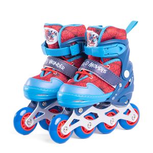 Patines En Linea Chasis De Aluminio 4Ruedas Talla 31-34 - Spiderman