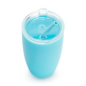 Vaso Pitillo Transicion Para Bebe 10 Onzas Simple Clean Azul - Munchkin