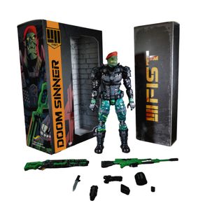 Figura De Accion Doom Sinner Articulado Coleccionable Con Accesorios - Fist