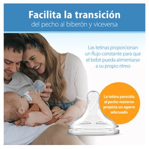 Chupo Boca Ancha Options+ Pq X 2 Nivel-1 - 0-3 Meses - Dr Brown's
