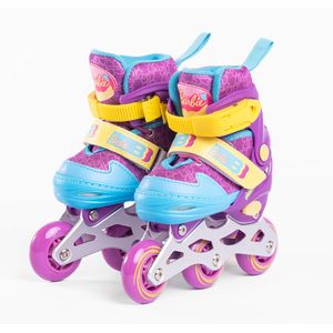 Patines En Linea Chasis De Aluminio 3Ruedas Talla 27-30 - Barbie