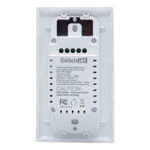 Interruptor pulsador doble dimerizable Switch IOT VTA Smart Home