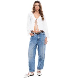 Camisa Manga Larga Con Boleros