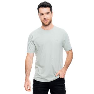 Camiseta Cuello Redondo Con Estampado Punto Corazón