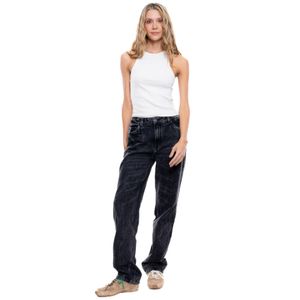 Black Denim Straight Fit Jeans