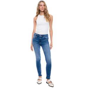 Medium Waist Skinny Fit Jeans Tono Medio