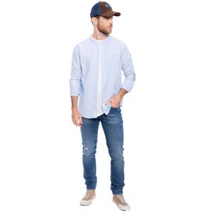 Camisa Manga Larga Cuello Nerú
