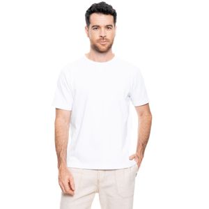 Camiseta Cuello Redondo Con Estampado En Frente