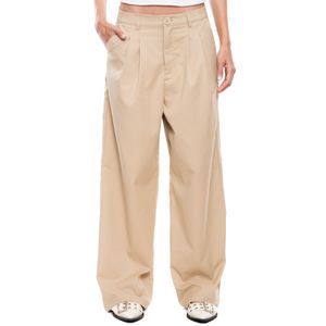 Pantalón High Waist Con Pinzas Delanteras