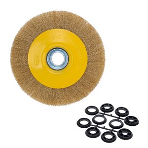 Grata circular lisa 10" cobrizada Makro